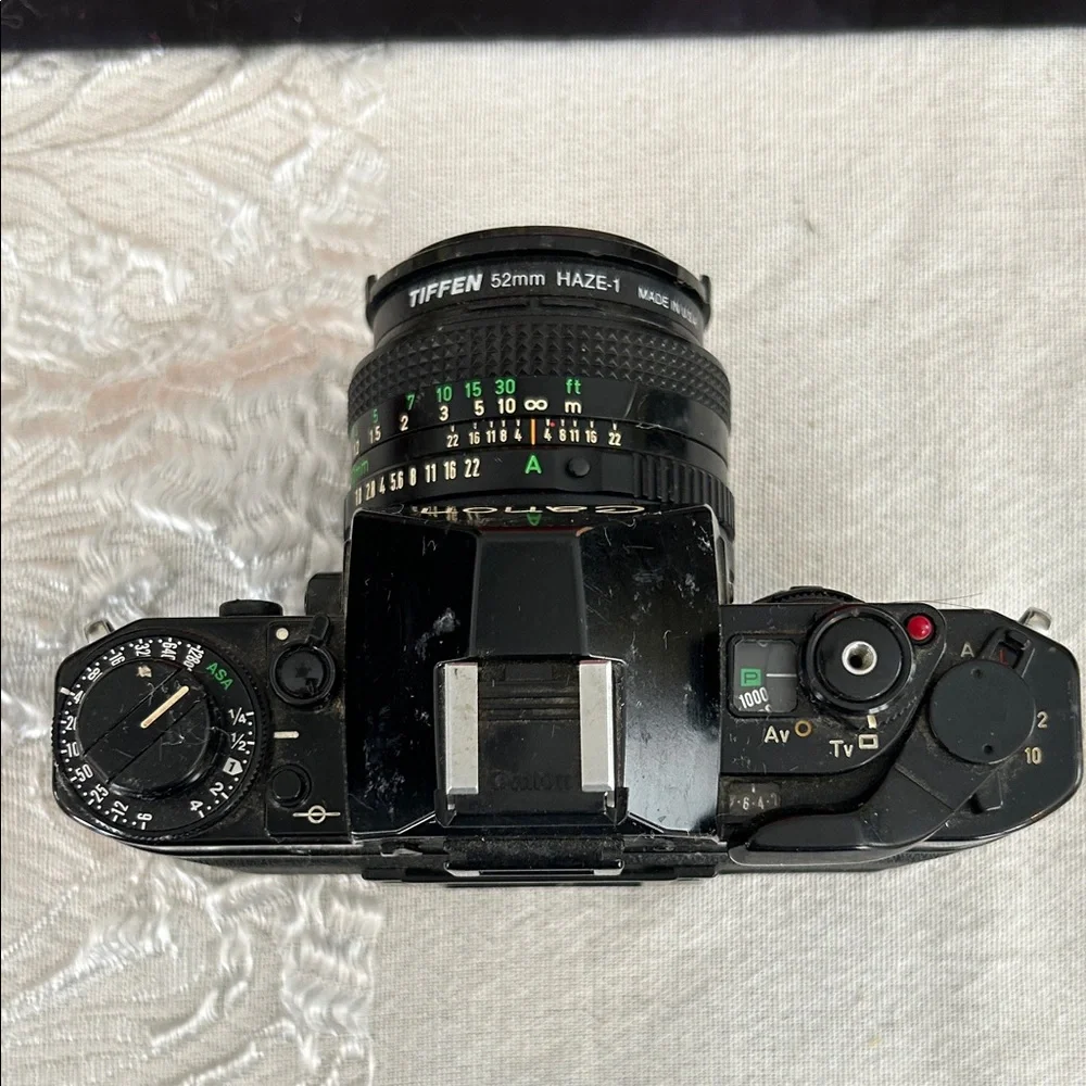 Canon A-1 Black 35mm Film Camera
